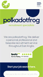 Mobile Screenshot of polkadotfrog.co.uk