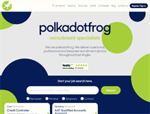 Tablet Screenshot of polkadotfrog.co.uk